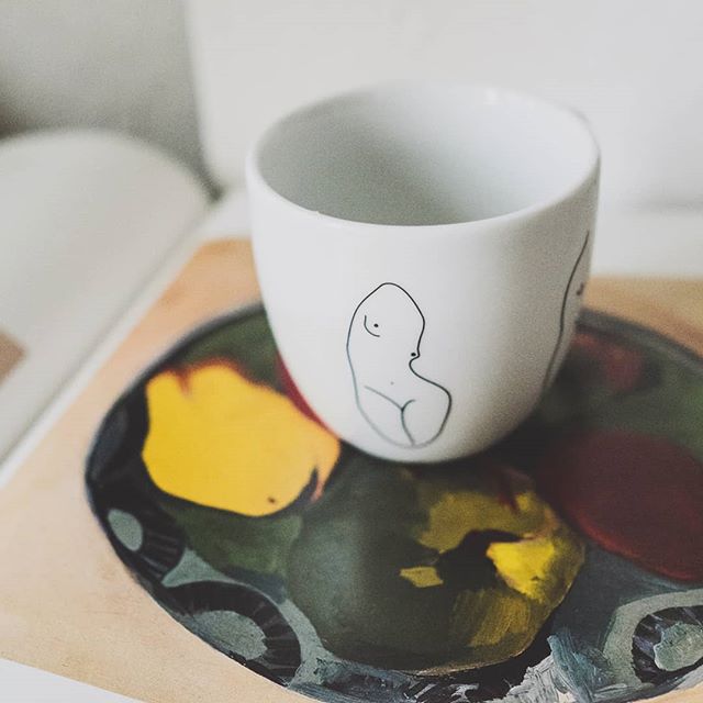 minimalistyczna ilustracja matisse ceramika minimalistyczna ceramika na prezent 
