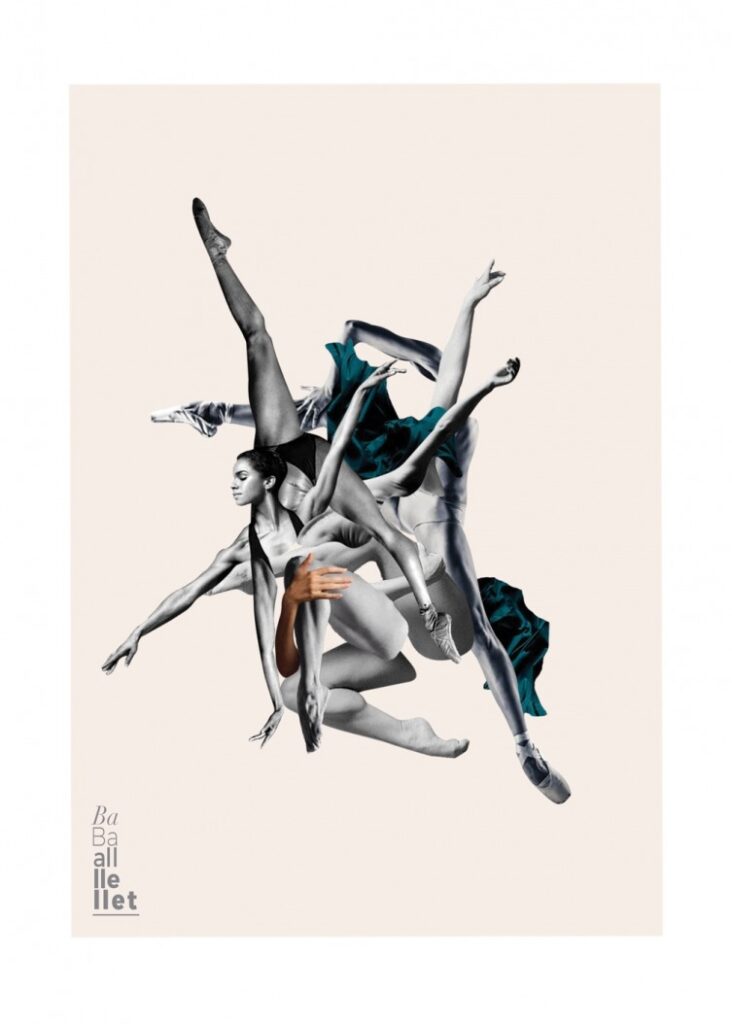 barrakuz kolaż ilustratorka balet