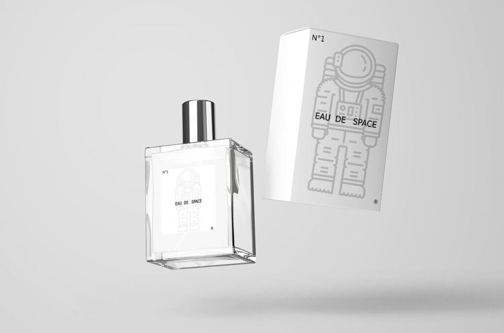 niezwykłe perfumy Eua De Space, NASA perfumy, zapach kosmosu, Omega Ingredients