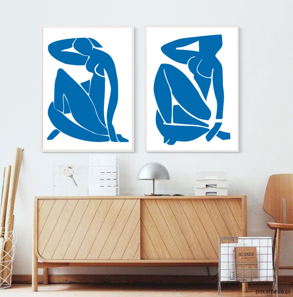 piękne minimalistyczne plakaty dodatki do domu ilustracje  pakamera matisse